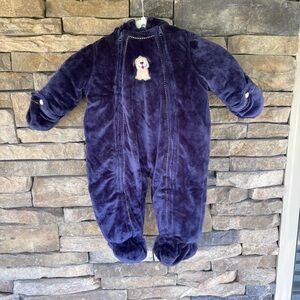 Carter's Purple Fuzzy Footie One Piece